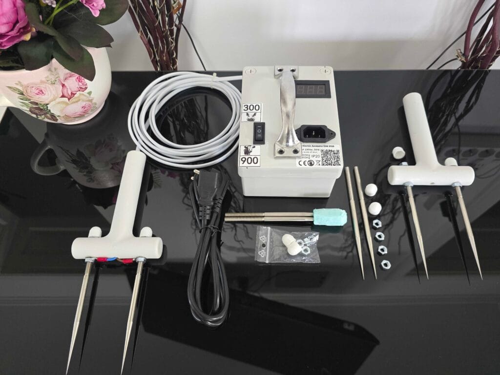 Asomator electric pentru porci