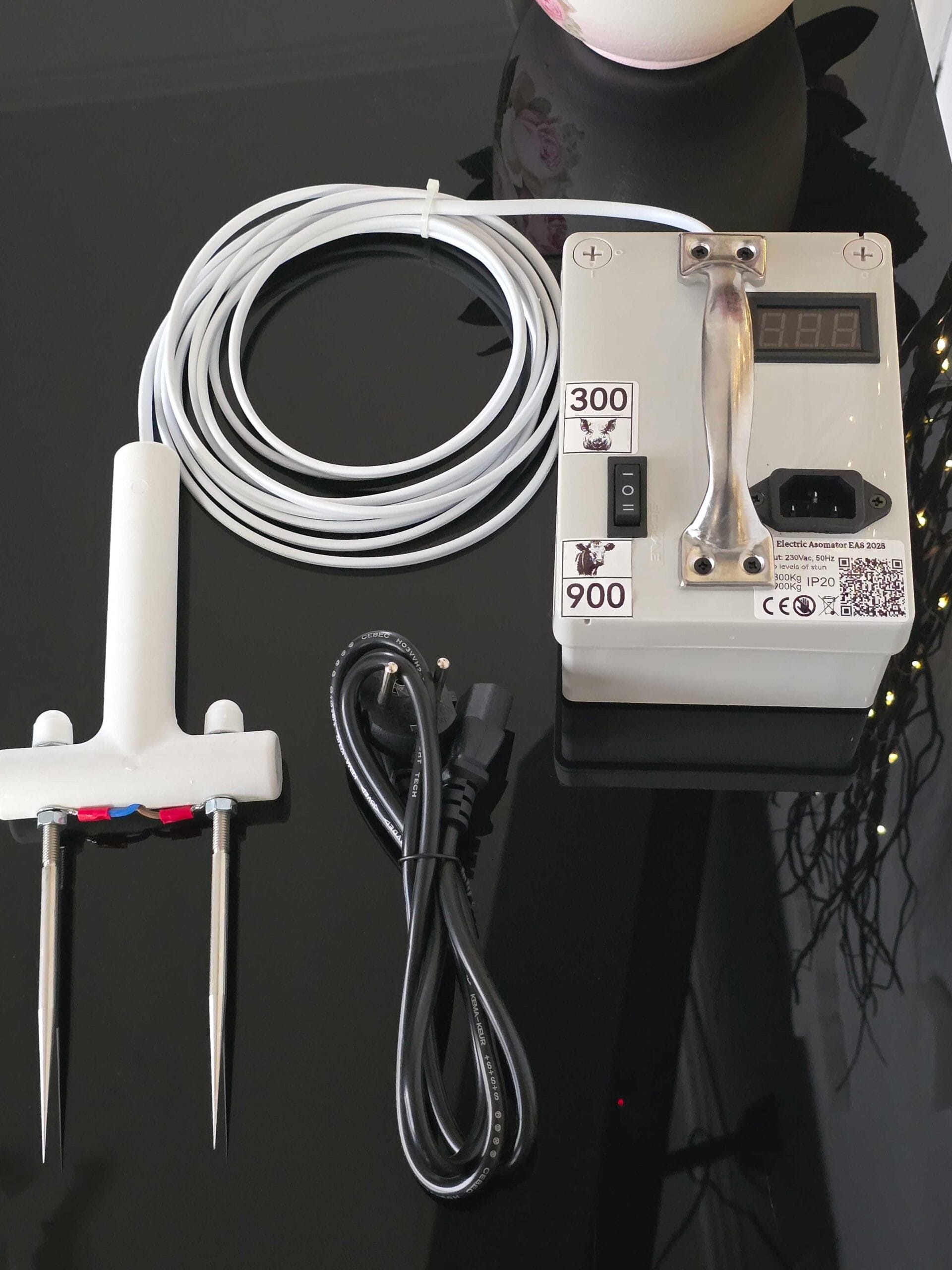 Asomator electric porci mari